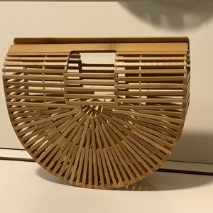 (Brand new) Small Ark bamboo bag / summer beach to